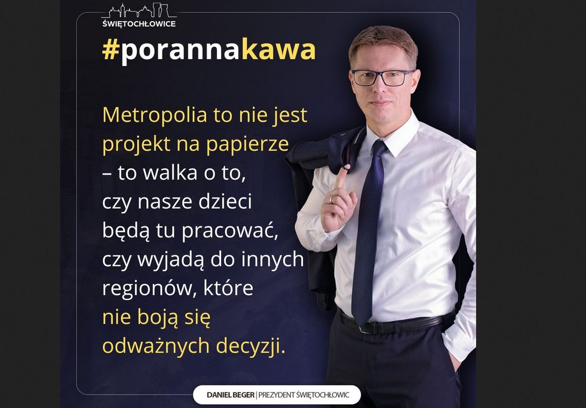 Ustawa o metropoliach nie po myśli prezydenta Świętochłowic. GZM potrzebuje rywalizacji z Berlinem, Pragą lub Warszawą