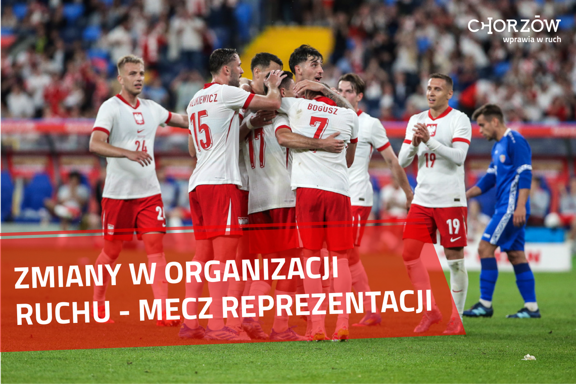 W niedzielę mecz reprezentacji Polski. Wydano specjalny komunikat dla kierowców