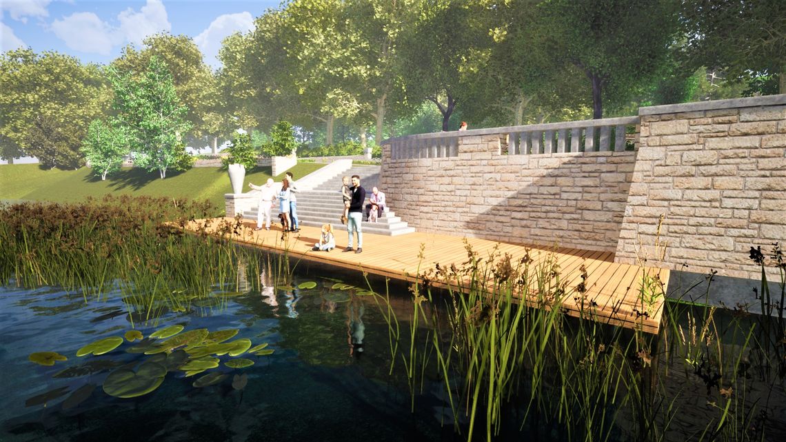 W Parku Śląskim zmodernizowane zostaną popularne Bulwary [WIZUALIZACJE]