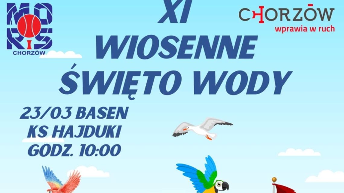 W sobotę Wiosenne Święto Wody. Zostało jeszcze kilka wolnych miejsc!