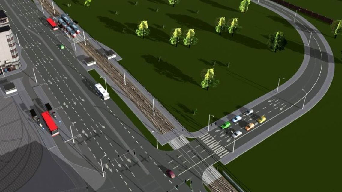 Widzieliście już projekt nowego węzła komunikacyjnego przy ulicy Katowickiej i Metalowców?  [WIZUALIZACJE]