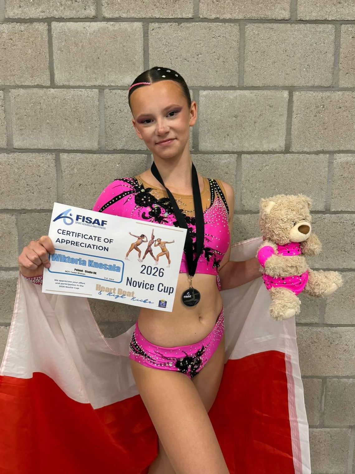 Wielki sukces młodej Chorzowianki! Wiktoria Knosala wicemistrzynią Europy w aerobiku sportowym Wielki sukces młodej Chorzowianki! Wiktoria Knosala wicemistrzynią Europy w aerobiku sportowym