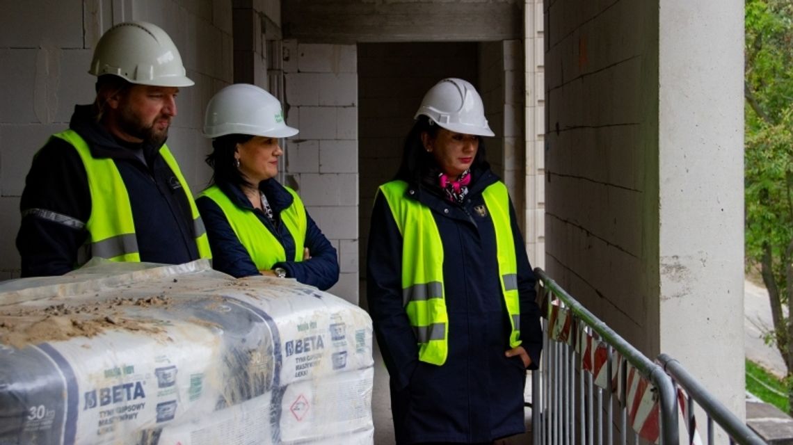 Wizytacja prac nad budynkiem administarcyjno-edukacyjnym śląskiego ZOO