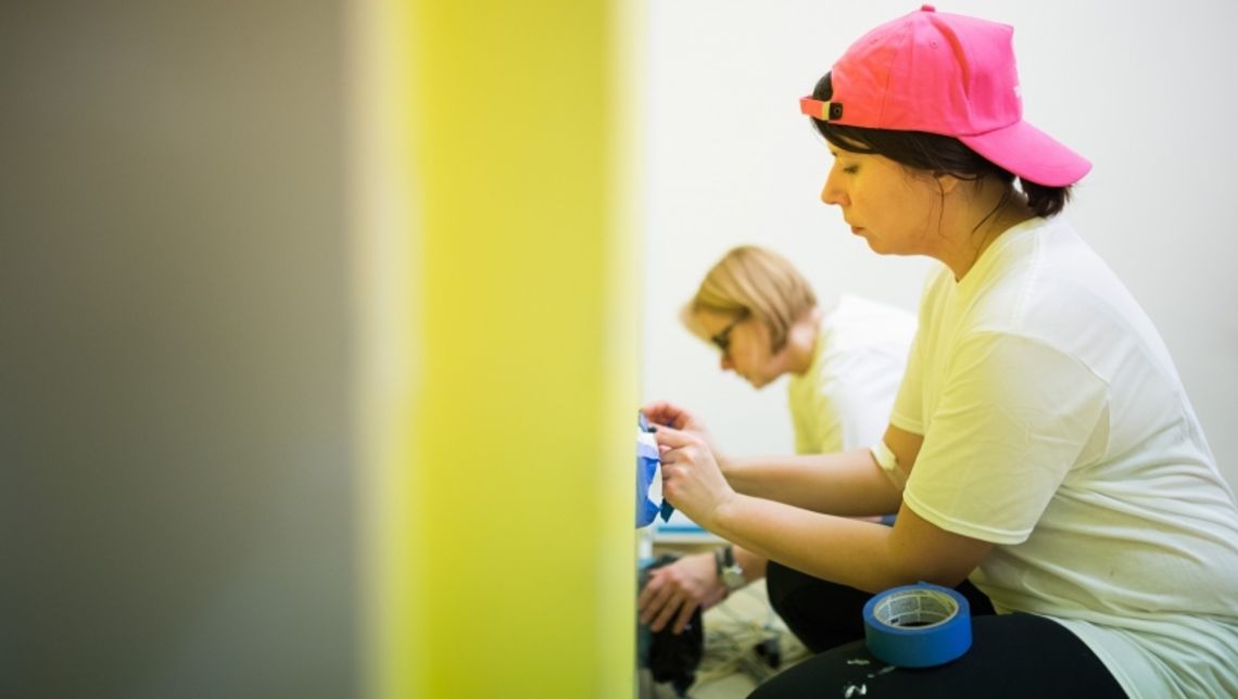 Wolontariusze pomalowali szpitalne sale