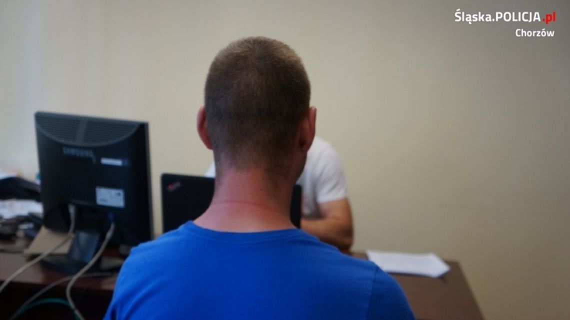 Wpadł przez dowód "zaparkowany" pod domem