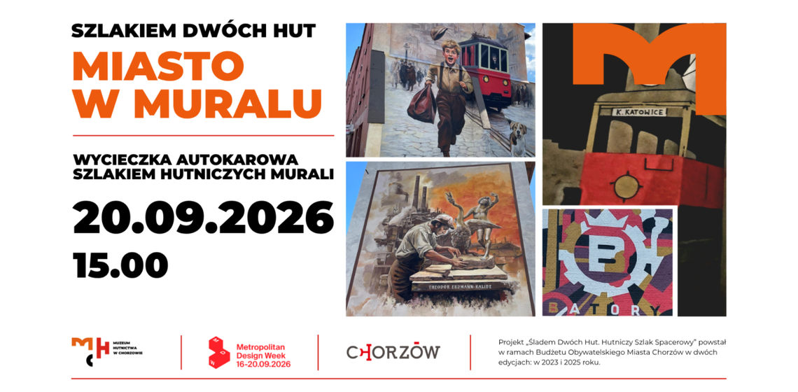Wyjątkowa wycieczka po Chorzowie. Jej motywem przewodnim będą hutnicze murale Wyjątkowa wycieczka po Chorzowie. Jej motywem przewodnim będą hutnicze murale