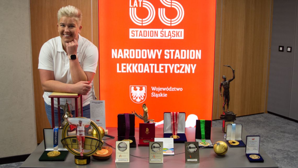 Wystawa Anity Włodarczyk na Stadionie Śląskim