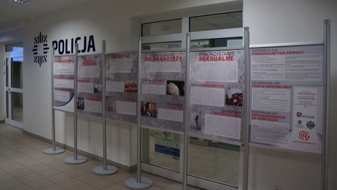 Wystawa poświęcona handlowi ludźmi