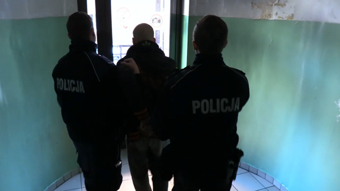 Zatrzymał włamywacza