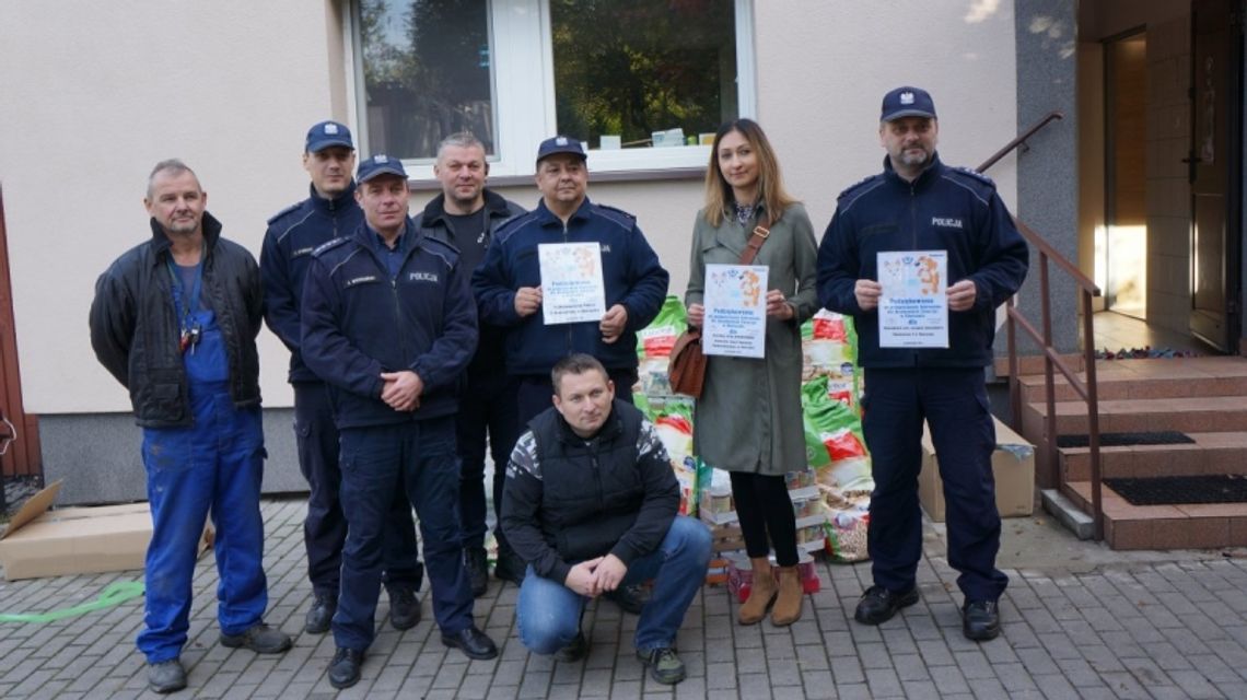 Zbiórka na Schronisko dla Bezdomnych Zwierząt zorganizowana przez chorzowskiego dzielnicowego!