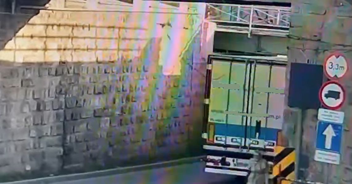 Zignorował zakaz i zerwał sieć trakcyjną [WIDEO]
