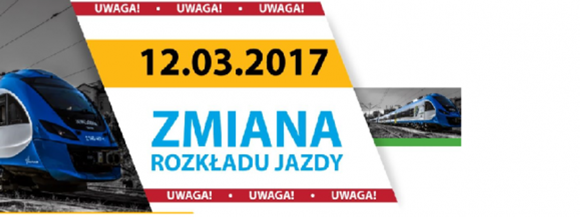 Zmiana rozkładu jazdy