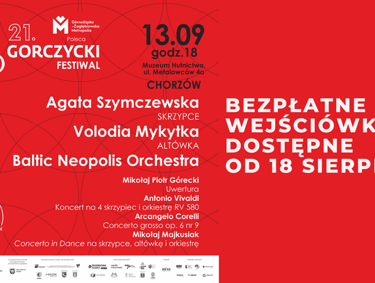 Concerto in Dance w Muzeum Hutnictwa. Festiwal Gorczyckiego w Chorzowie