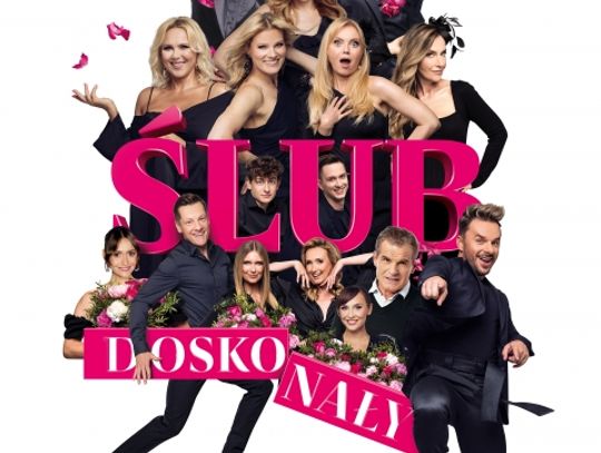 Plakat wydarzenia „Ślub doskonały” – dwa spektakle w ChCK