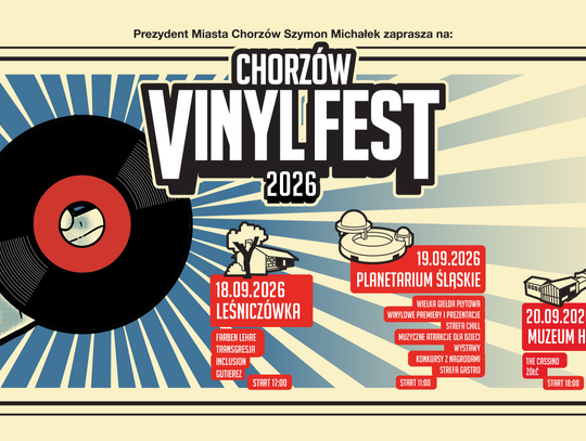 VinylFest 2026 w Muzeum Hutnictwa. The Cassino i ŻÓŁĆ na finał