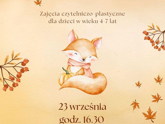 „Witamy jesień” – rodzinne zajęcia w bibliotece