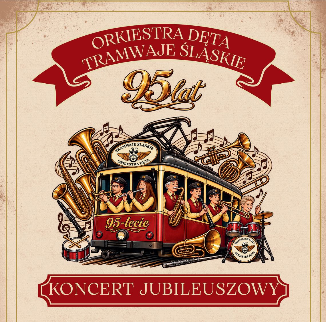95-lecie Orkiestry Tramwaje Śląskie – koncert jubileuszowy