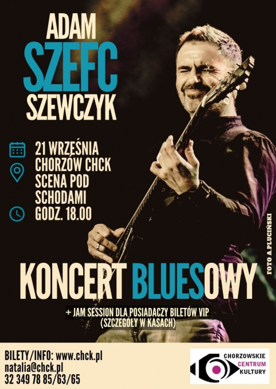 Adam Szefc Szewczyk – koncert bluesowy w ChCK