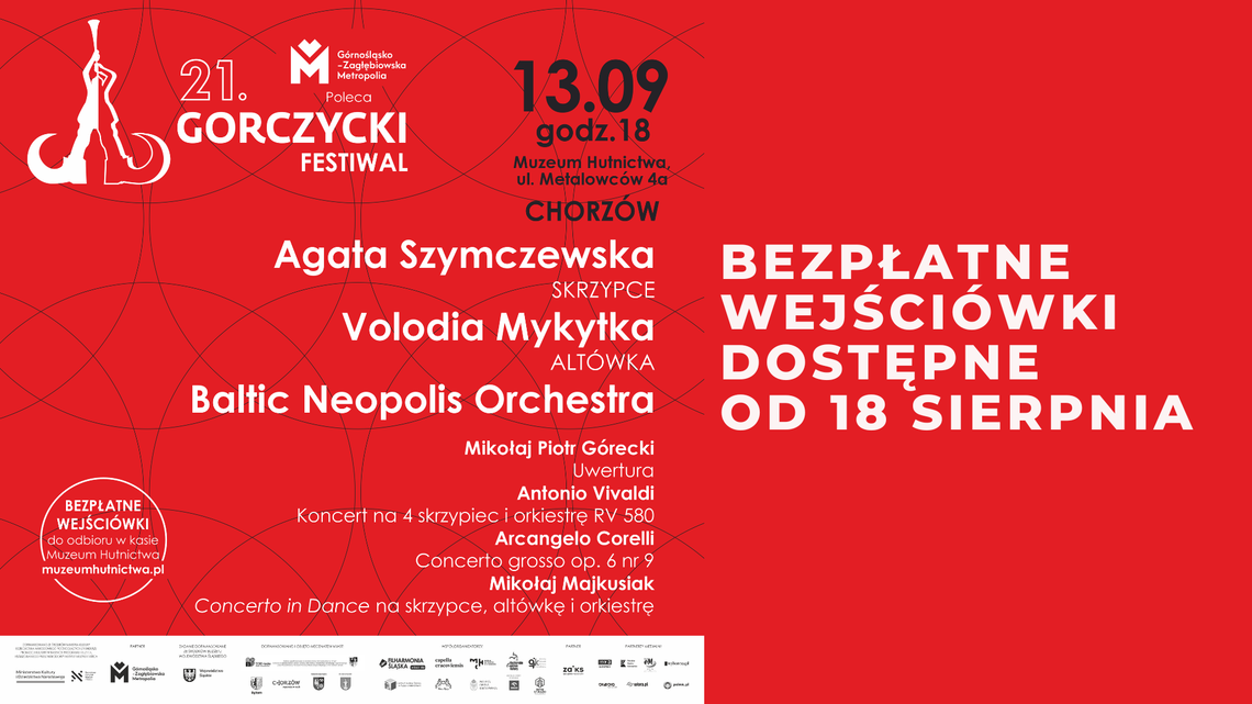 Concerto in Dance w Muzeum Hutnictwa. Festiwal Gorczyckiego w Chorzowie Concerto in Dance – koncert Festiwalu Gorczyckiego w Muzeum Hutnictwa