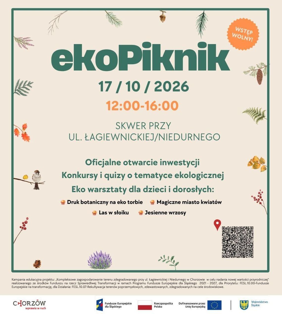 ekoPiknik na skwerze Łagiewnicka–Niedurnego ekoPiknik na skwerze Łagiewnicka–Niedurnego