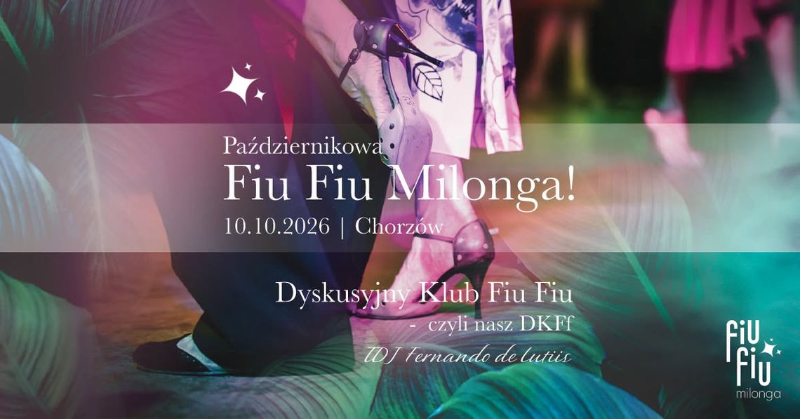 Fiu Fiu Milonga – tango i rozmowy w SDK Fiu Fiu Milonga – tango i rozmowy w SDK