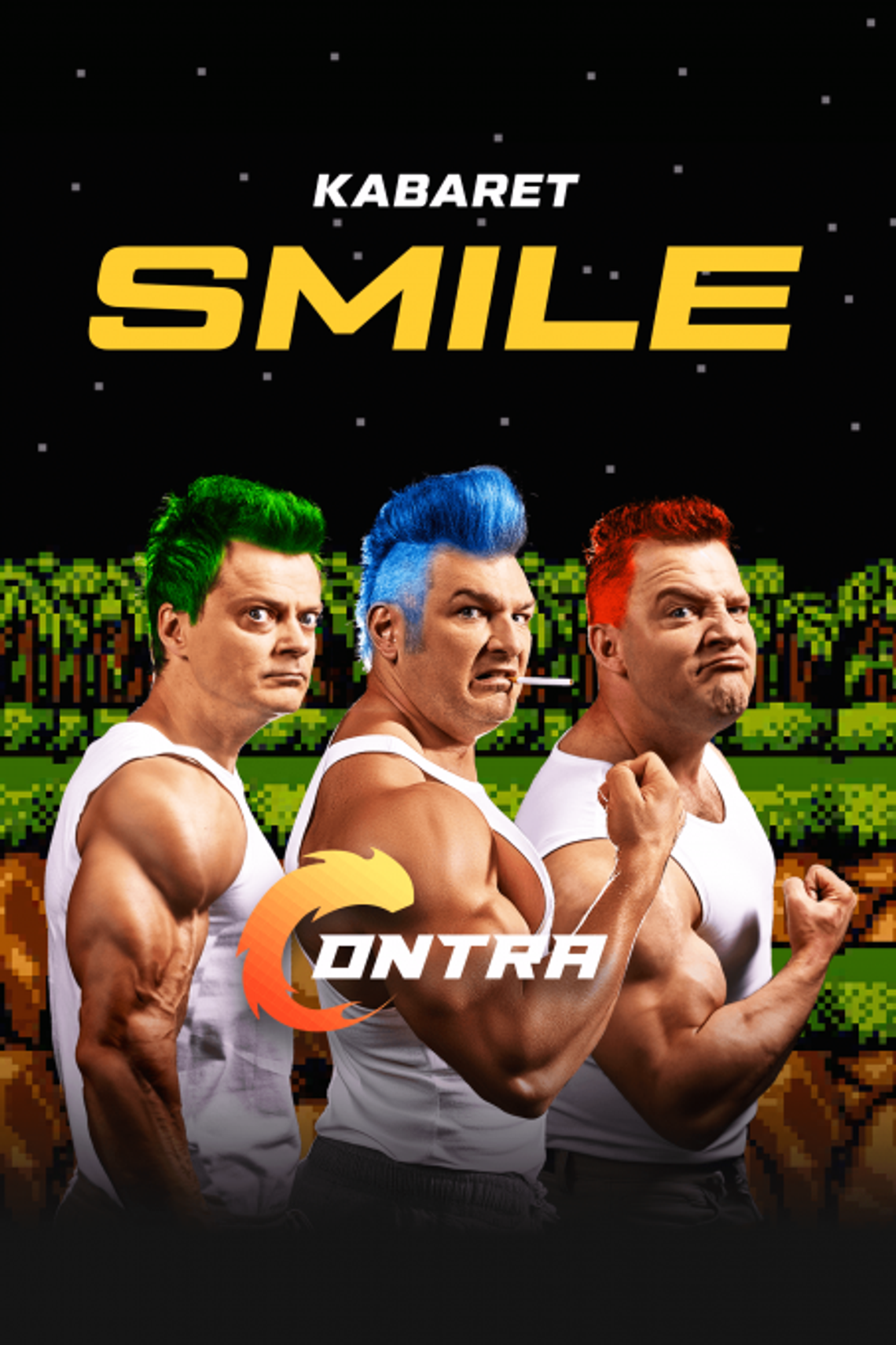 Plakat programu Kabaretu Smile CONTRA
