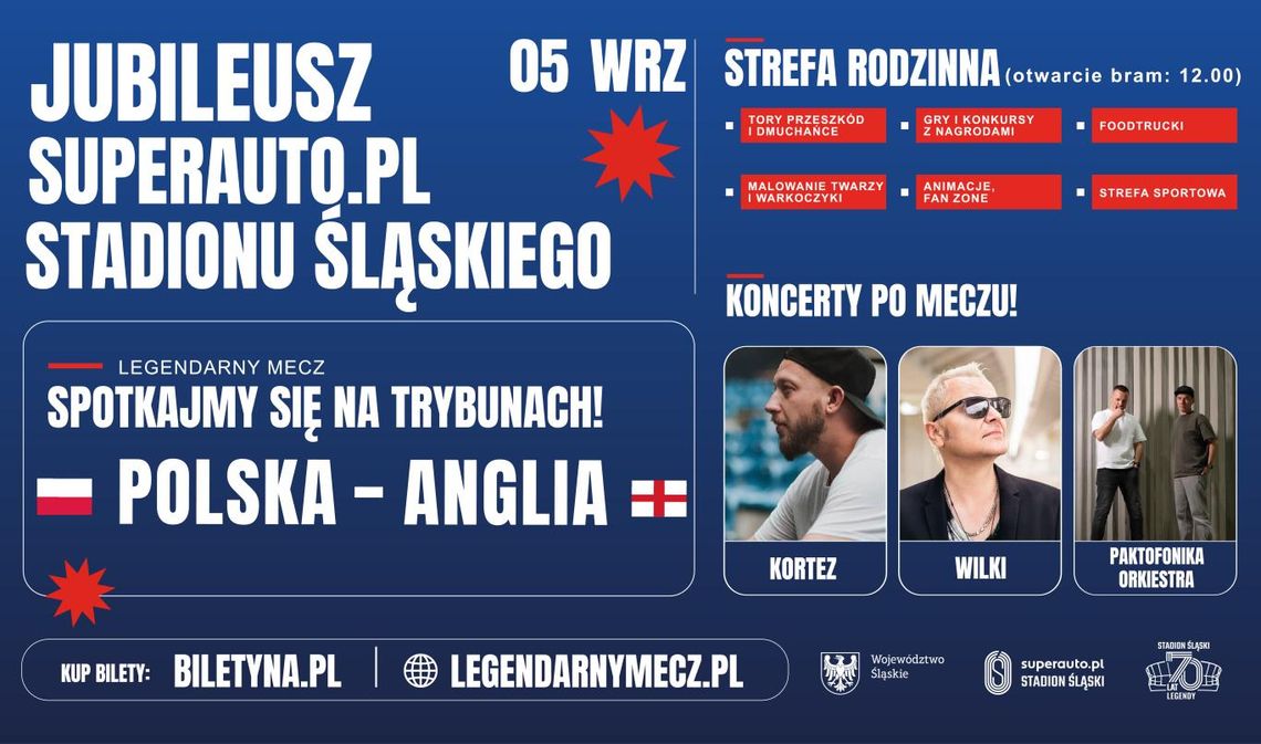 Legendarny Mecz Polska–Anglia i 70-lecie Stadionu Śląskiego Legendarny Mecz Polska–Anglia i 70-lecie Stadionu Śląskiego