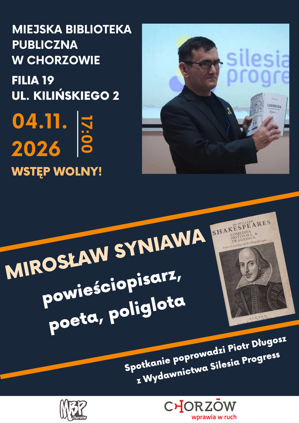 Mirosław Syniawa – spotkanie autorskie w bibliotece Mirosław Syniawa – spotkanie autorskie w bibliotece