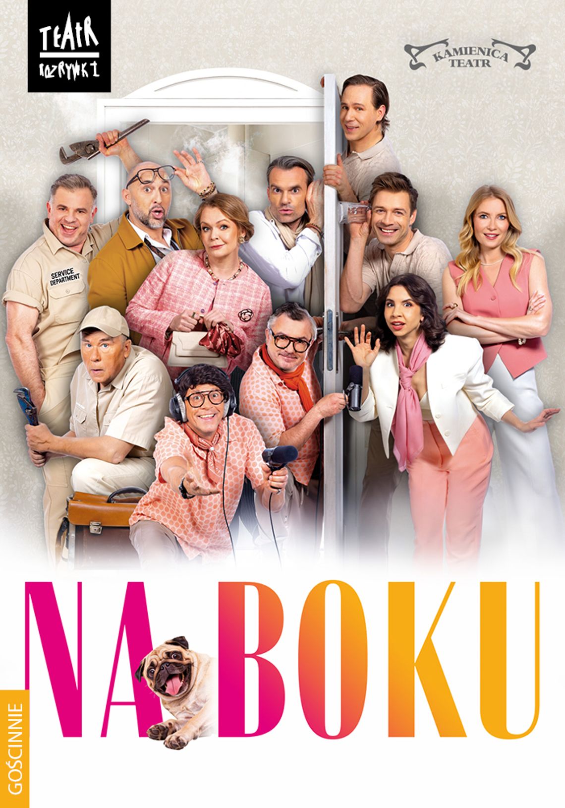 Plakat spektaklu Na boku