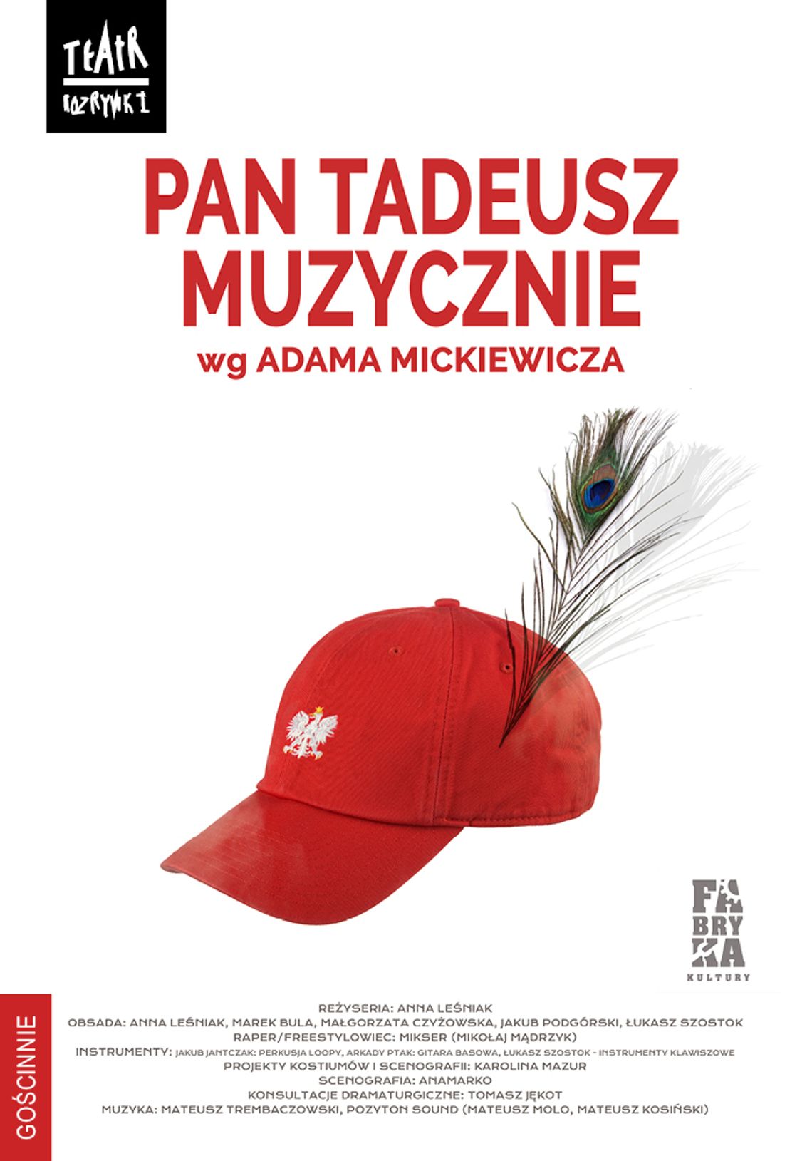 Plakat spektaklu Pan Tadeusz Muzycznie