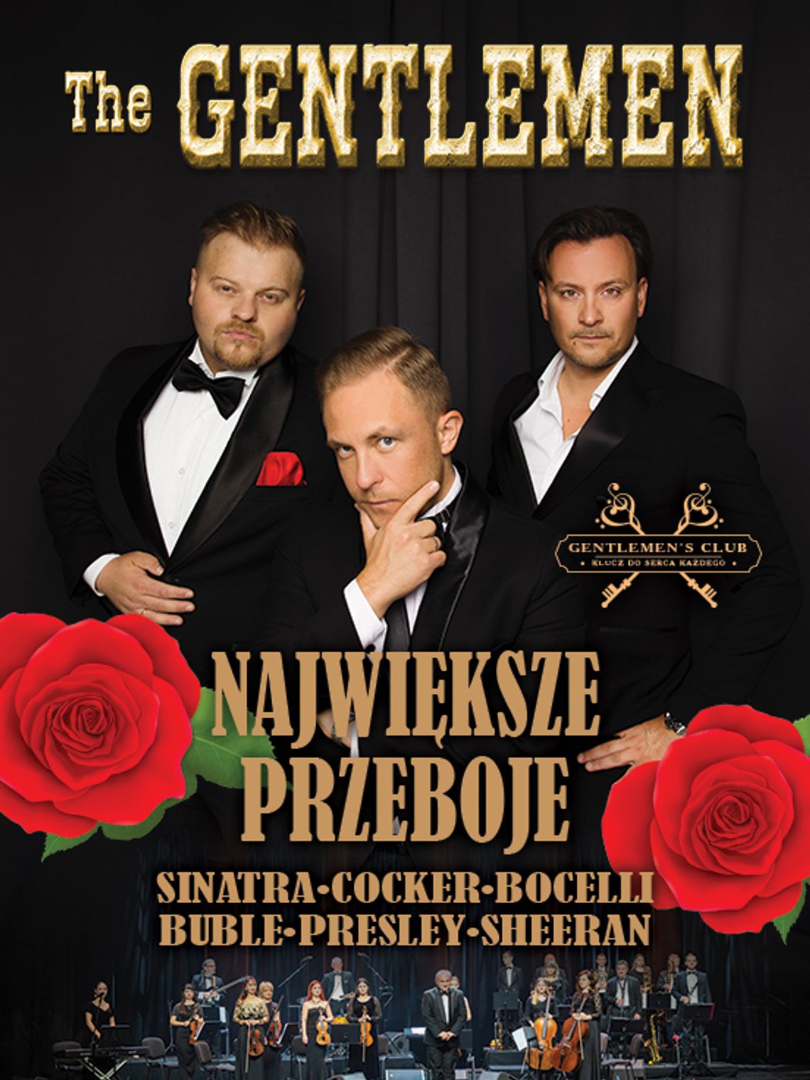 The Gentlemen Show Plakat spektaklu The Gentlemen Show