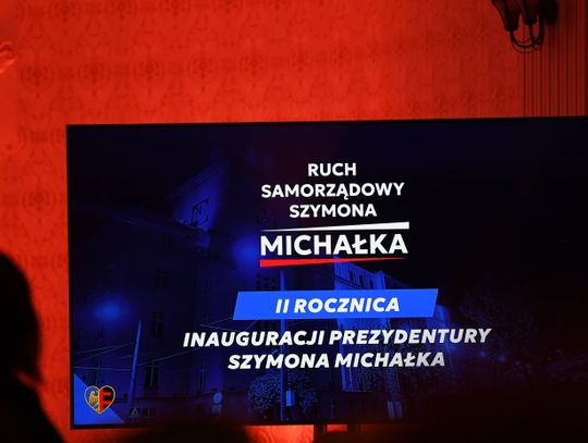 II rocznica inauguracji prezydentury oraz rozpoczęcia kadencji Radnych Ruchu Samorządowego Szymona Michałka