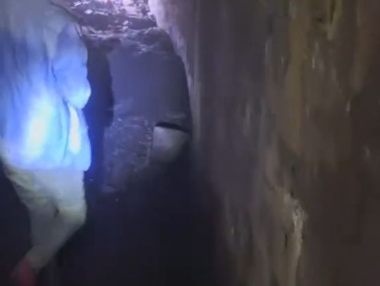 Weszli do tunelu na ul. Bocznej. “Jak będzie 100 tysięcy wyświetleń, to idziemy dalej”